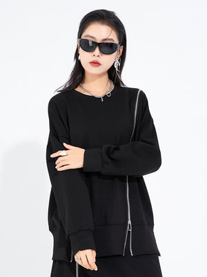 Womens Zippered Sweatshirts