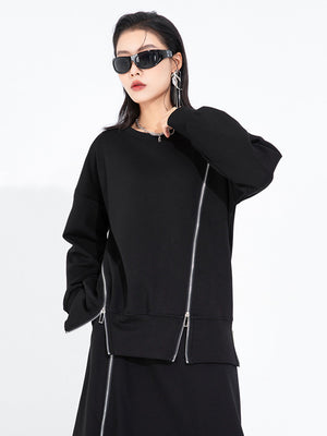 Womens Zippered Sweatshirts