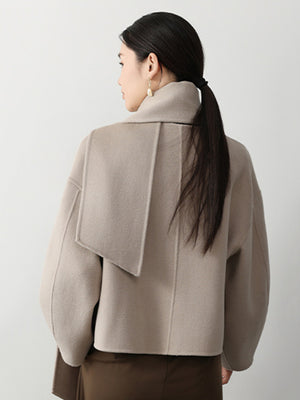 Wool Double Side Spring Jacket Women