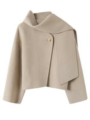 Wool Double Side Spring Jacket Women