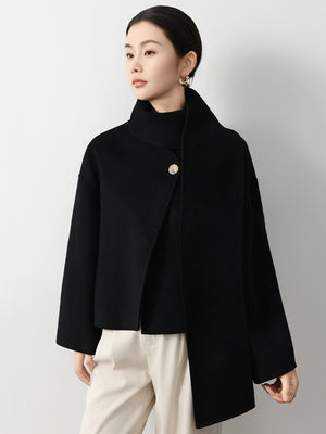 Wool Double Side Spring Jacket Women