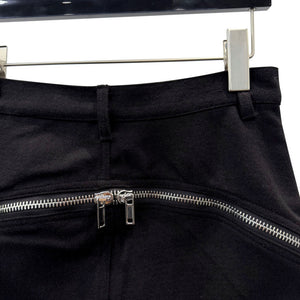 Wool Gothic Skirt Black