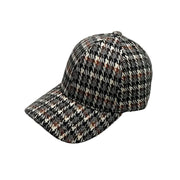 Casquettes Y2K en tissu de laine à rayures