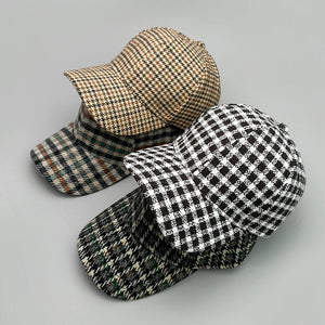 Woolen Cloth Stripe Y2K Caps