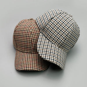 Woolen Cloth Stripe Y2K Caps