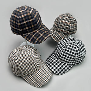 Woolen Cloth Stripe Y2K Caps