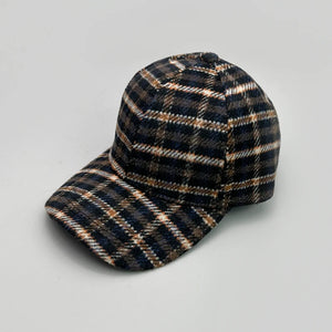 Woolen Cloth Stripe Y2K Caps