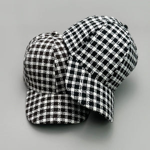 Woolen Cloth Stripe Y2K Caps