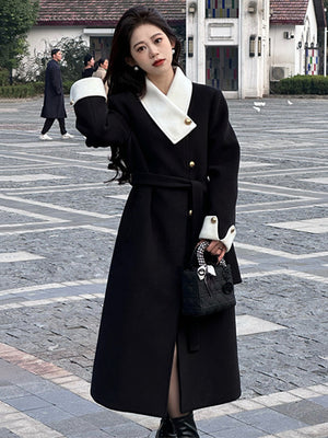 Woolen Spring Jacket Women Overcoat