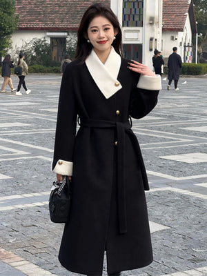 Woolen Spring Jacket Women Overcoat