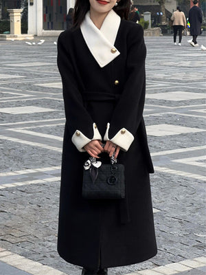 Woolen Spring Jacket Women Overcoat