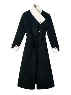 Woolen Spring Jacket Women Overcoat