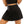 Workout Black Skort - product view on white background