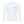 White Workout Long Sleeve Compression Shirt laid flat, front view with the small black CYBER logo