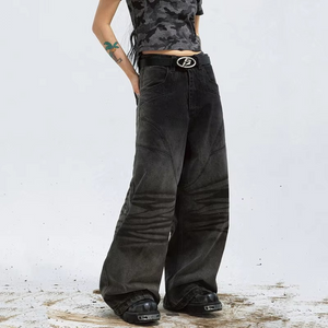 Worn-out Thickened Y2k Jeans