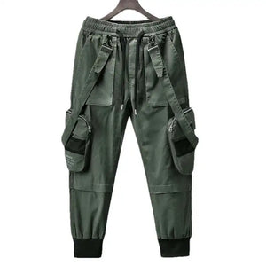 Woven Sport Techwear Cargo Pants in multiple colourways — dark techwear streetwear, view 6 of 7