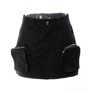 Y2K 3D Pockets Mini Skirt