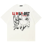 Camiseta Estética Y2K Informal