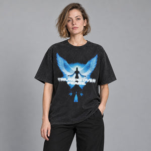 Y2K Angel Shirt – worn by a woman