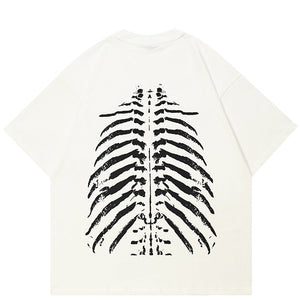 Y2K Angel Skeleton T Shirt