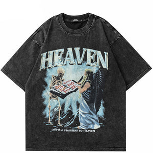 Y2K Angel Skull Shirt