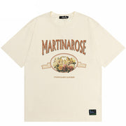 Camiseta estampada de ángeles bebés Y2K