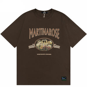 Y2K Baby Angels Print Shirt