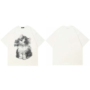 Y2K Baby Cat Tops Tees