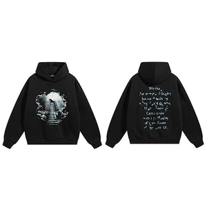 Y2K Back Print Hoodie