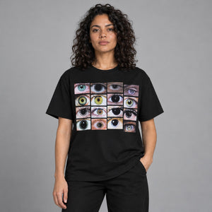 Y2K Baggy Shirts Print – worn by a woman