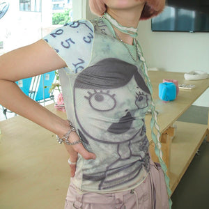 Y2k Bandage Crop Top