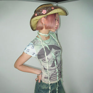 Y2k Bandage Crop Top