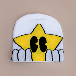 Y2K Beanie Star Knitted