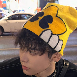 Y2K Beanie Star Knitted