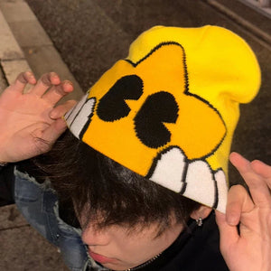 Y2K Beanie Star Knitted
