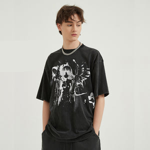Y2K Black Graphic T Shirt