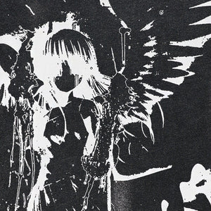 Y2K Black Graphic T Shirt