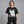 Y2K Black T Shirt Casual – worn by a woman