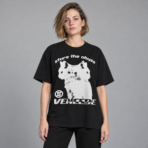 Y2K Black T Shirt Casual – worn by a woman