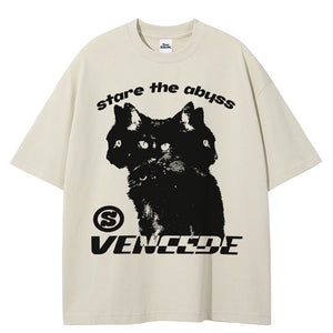 Y2K Black T Shirt Casual