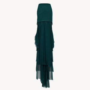 Y2K Green Bodycon Skirts