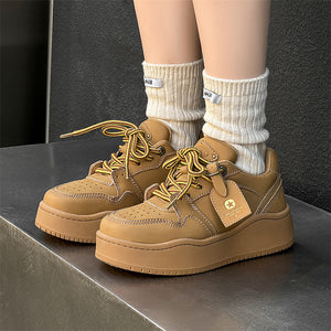 Y2K Brown Sneakers Shoes
