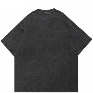 Y2K Burn Eye Graphic T Shirt