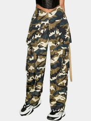 Y2K Camo Cargo Pants Fashion