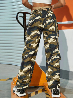 Y2K Camo Cargo Pants Fashion