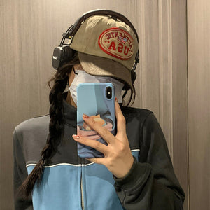 Y2K Caps Distress Breathable