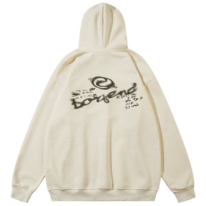 Y2K Cartoon Graphic Hoodie