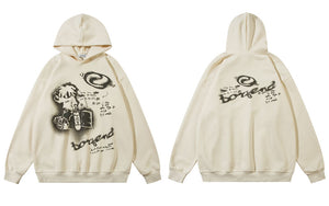 Y2K Cartoon Graphic Hoodie