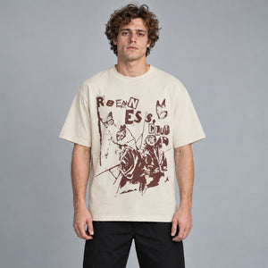 Y2K Casual Graphic T Shirt – worn by a man