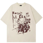 Camiseta gráfica informal Y2K